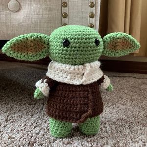 Baby yoda doll